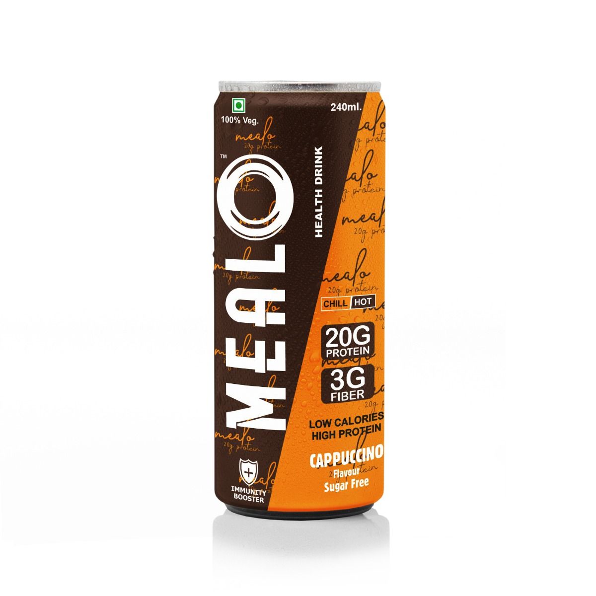 Buy Mealo Cappuccino Flavoured Sugar Free Health Drink, 240 ml Online