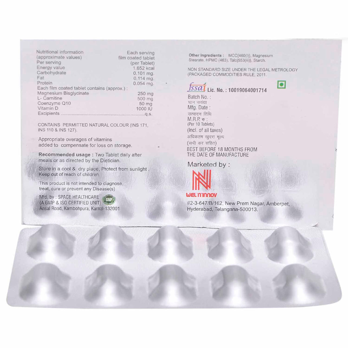 Magniwel Qc Tablet 10's Price, Uses, Side Effects, Composition Apollo