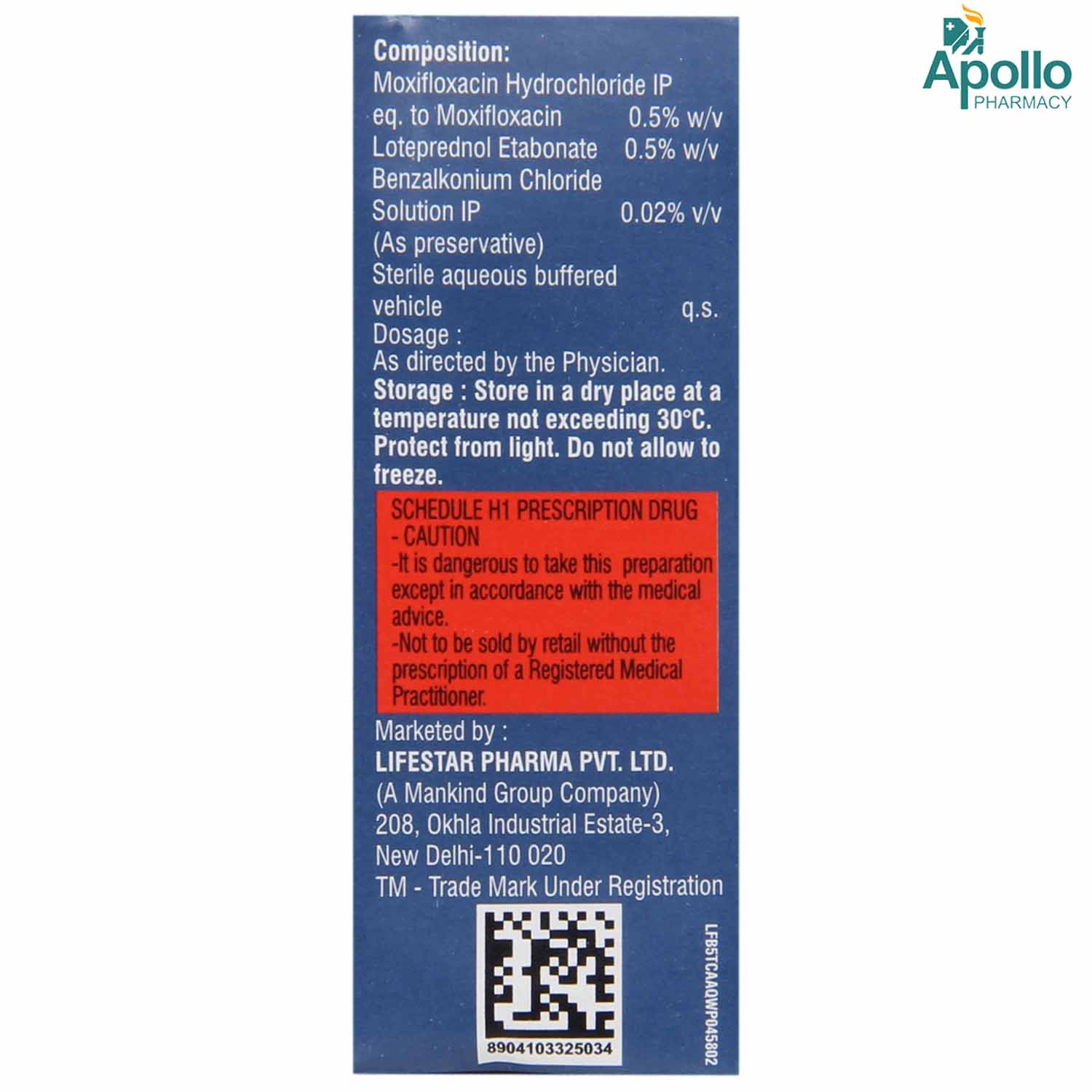 Mahaflox LP Eye Drops 5 ml Price, Uses, Side Effects, Composition