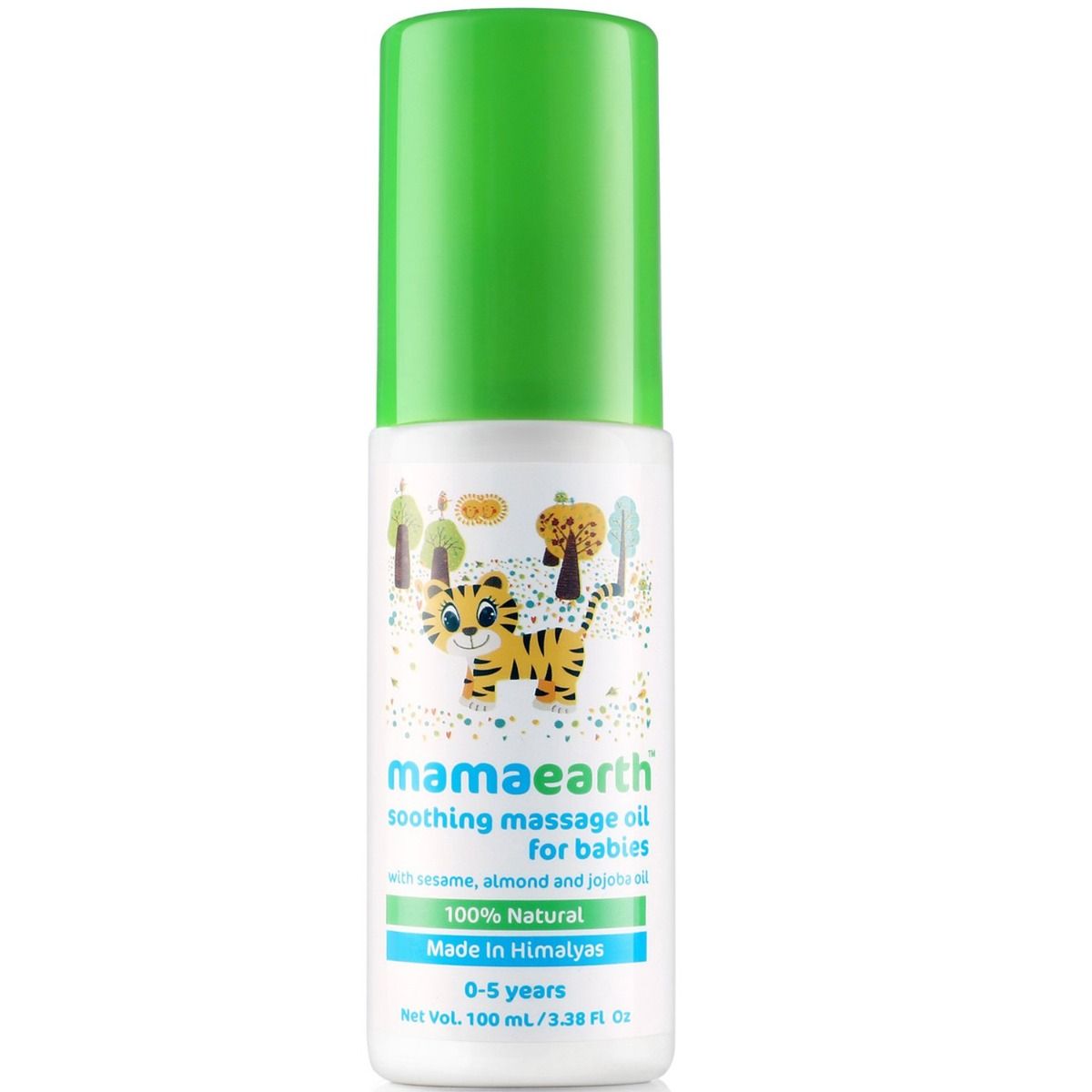 Buy Mamaearth Soothing Massage Oil For Babies with Sesame, Almond & jojoba Oil, 0 to 5 Years, 100 ml Online