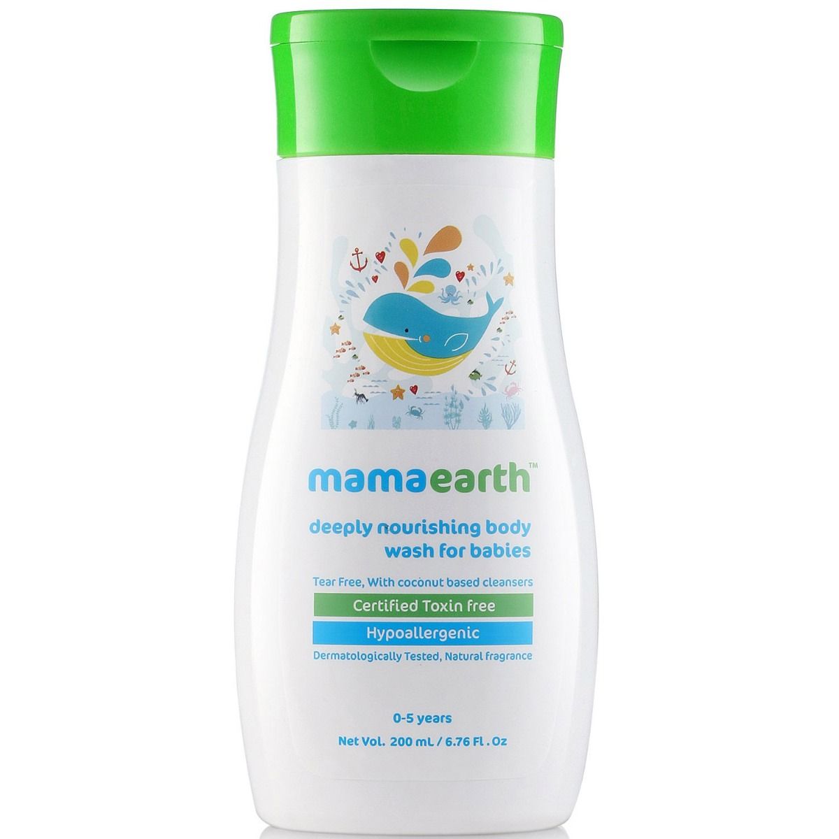 Buy Mamaearth Deeply Nourishing Body Wash For Babies, 0 to 5 Years, 200 ml Online