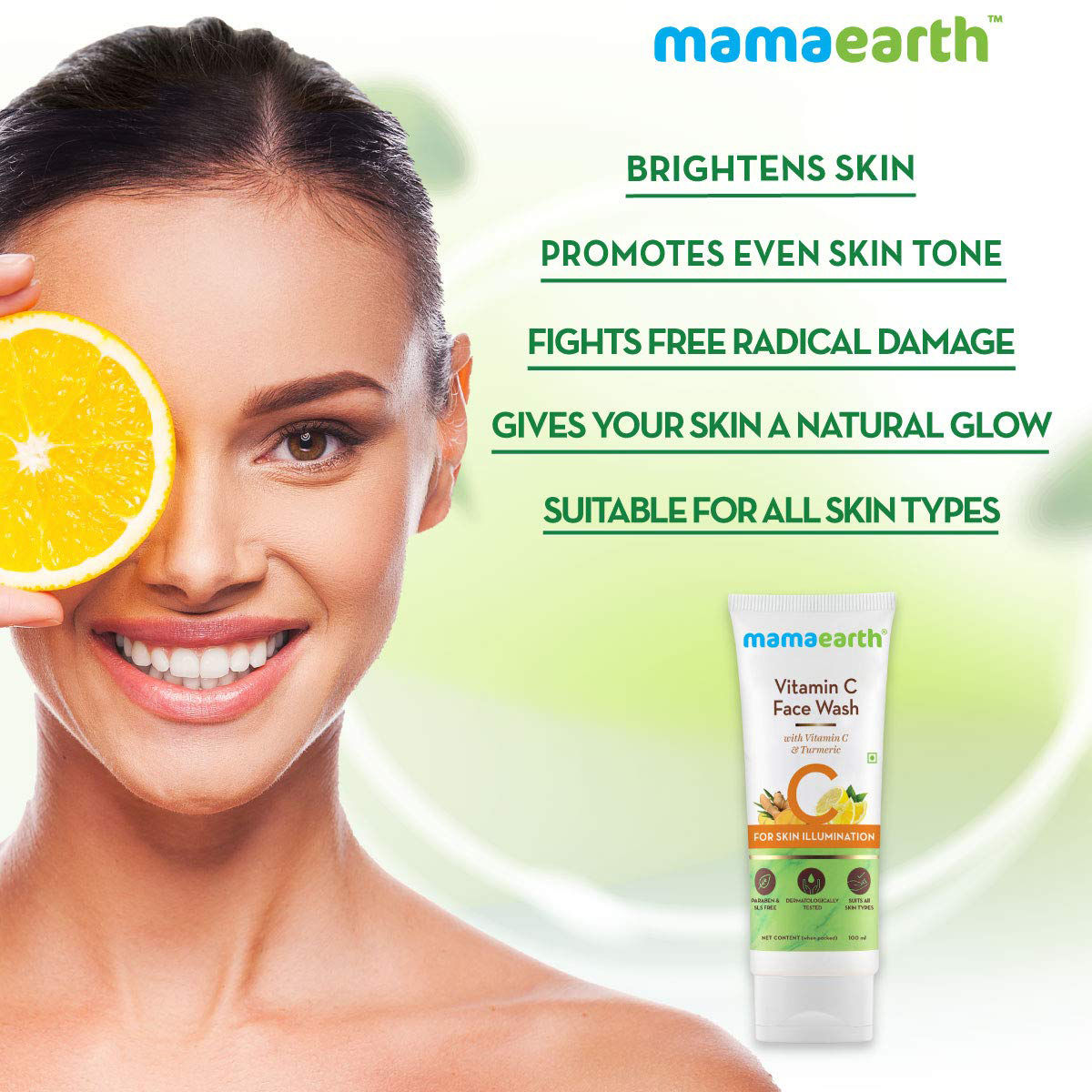 Mamaearth Vitamin C Face Wash, 100 ml Price, Uses, Side Effects ...