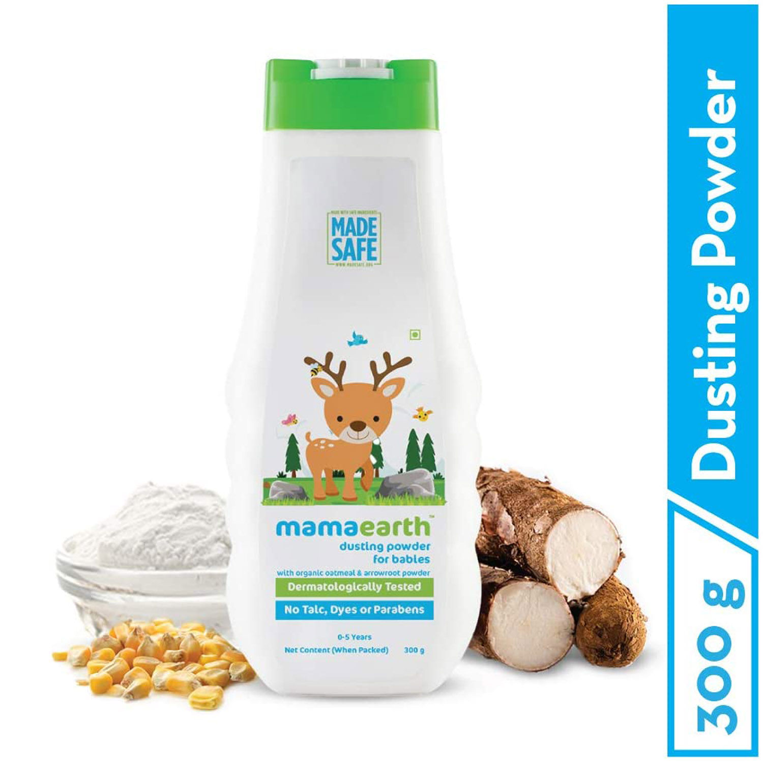 Mamaearth Dusting Powder For Babies, 05 Years, 300 gm Price, Uses