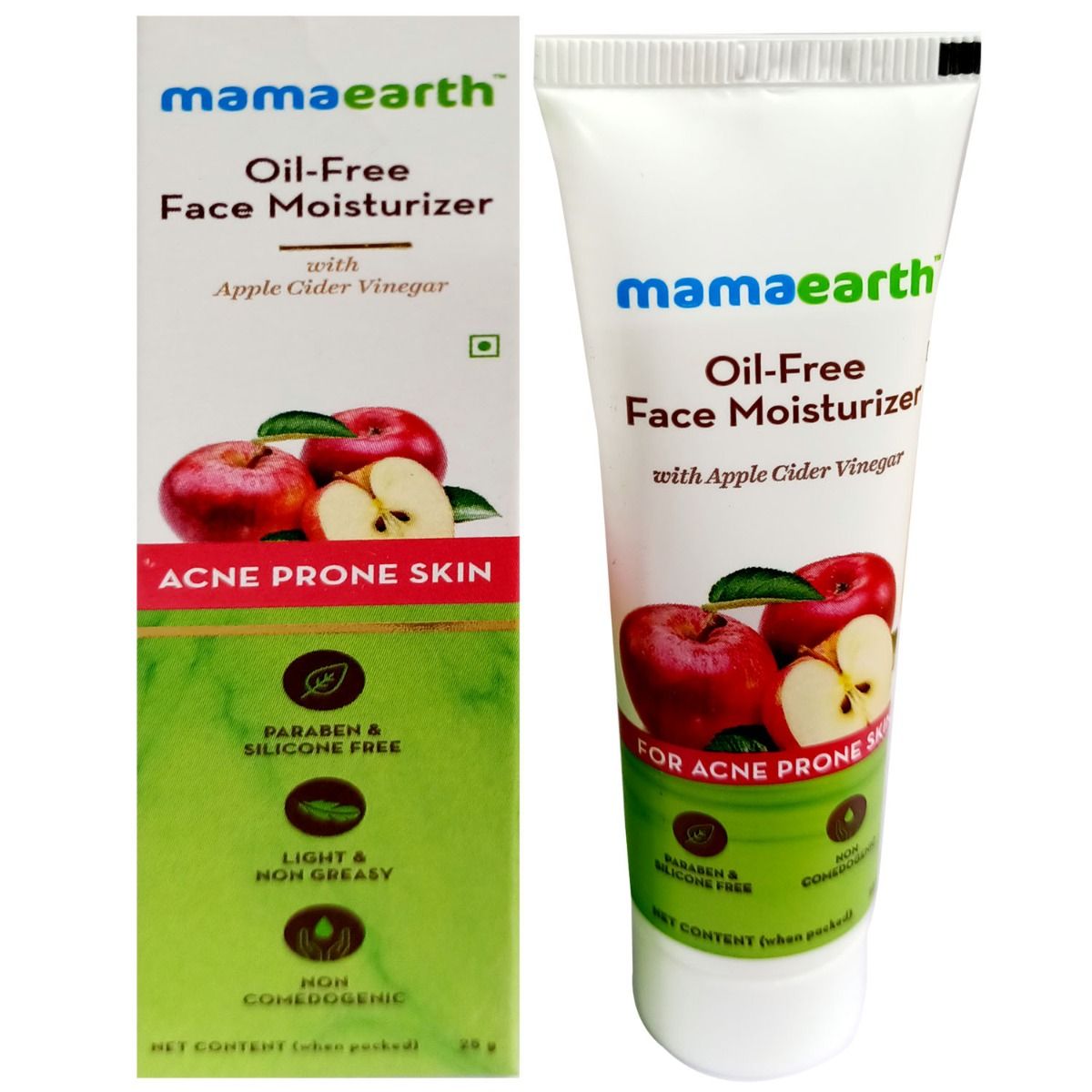 Mamaearth Oil-Free Face Moisturizer Apple Cider Vinegar, 25 ml, Pack of 1 