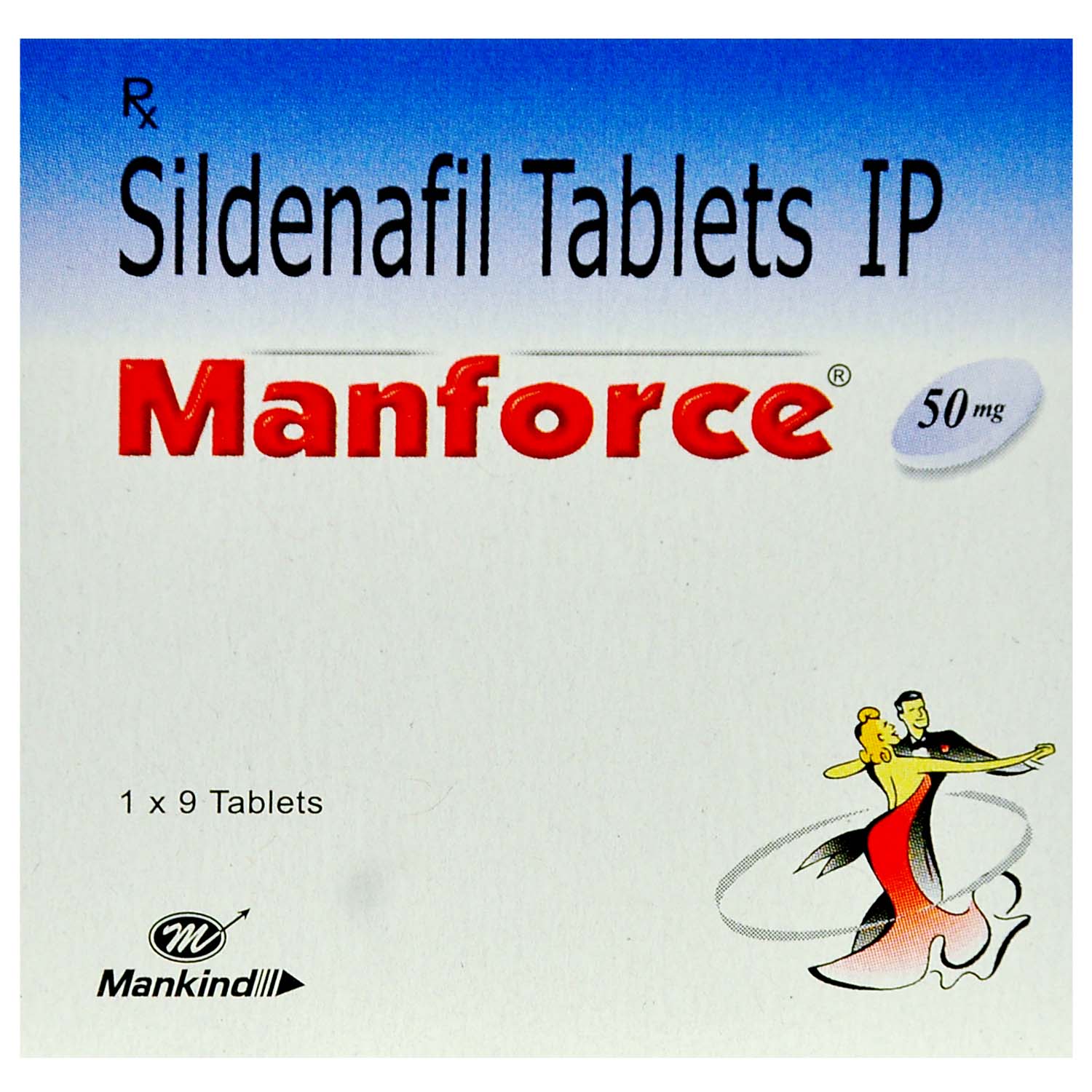 Buy Manforce 50 Tablet 9's Online