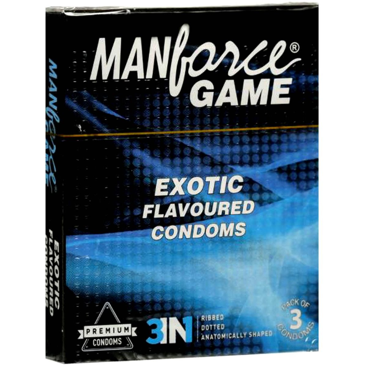 Buy Manforce Game Exotic Flavoured Condoms, 3 Count Online