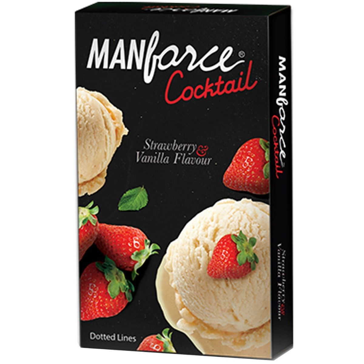 Buy Manforce Cocktail Strawberry and Vanilla Flavoured Condoms, 10 Count Online