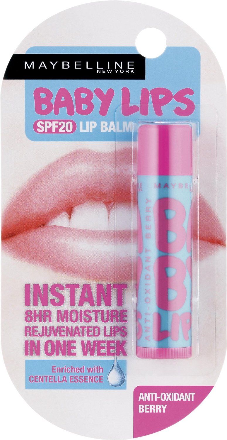 Maybelline Baby Lips AntiOxidant Berry Lip Balm SPF 20, 4 gm Price