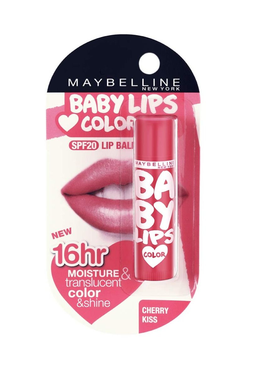 Maybelline New York Baby Lips Lip Balm, Cherry Kiss, 4g, Pack of 1 
