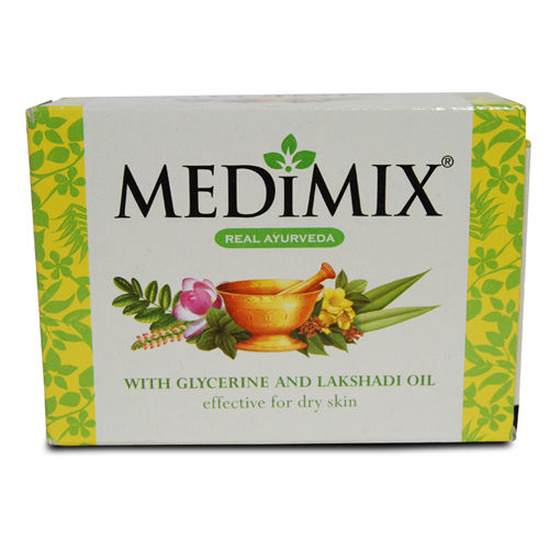 Buy Medimix Glycerine & Lakshadi Oil Soap, 125 gm Online