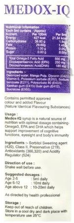 Medox-IQ Syrup 150 ml, Pack of 1 