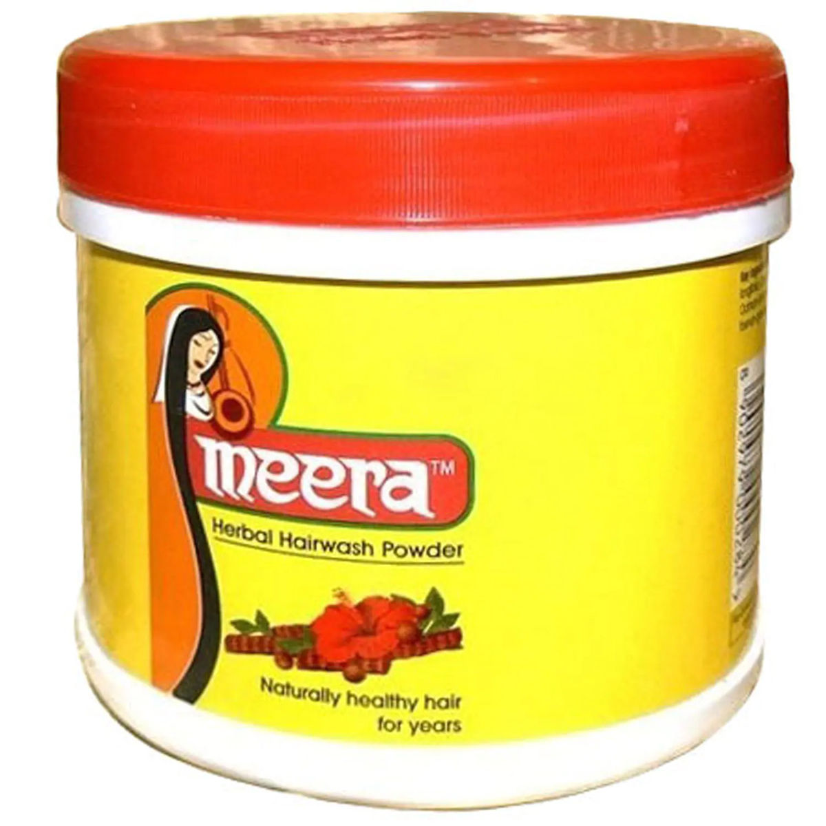 Meera Herbal Hair Wash Powder, 100 gm Jar, Pack of 1 