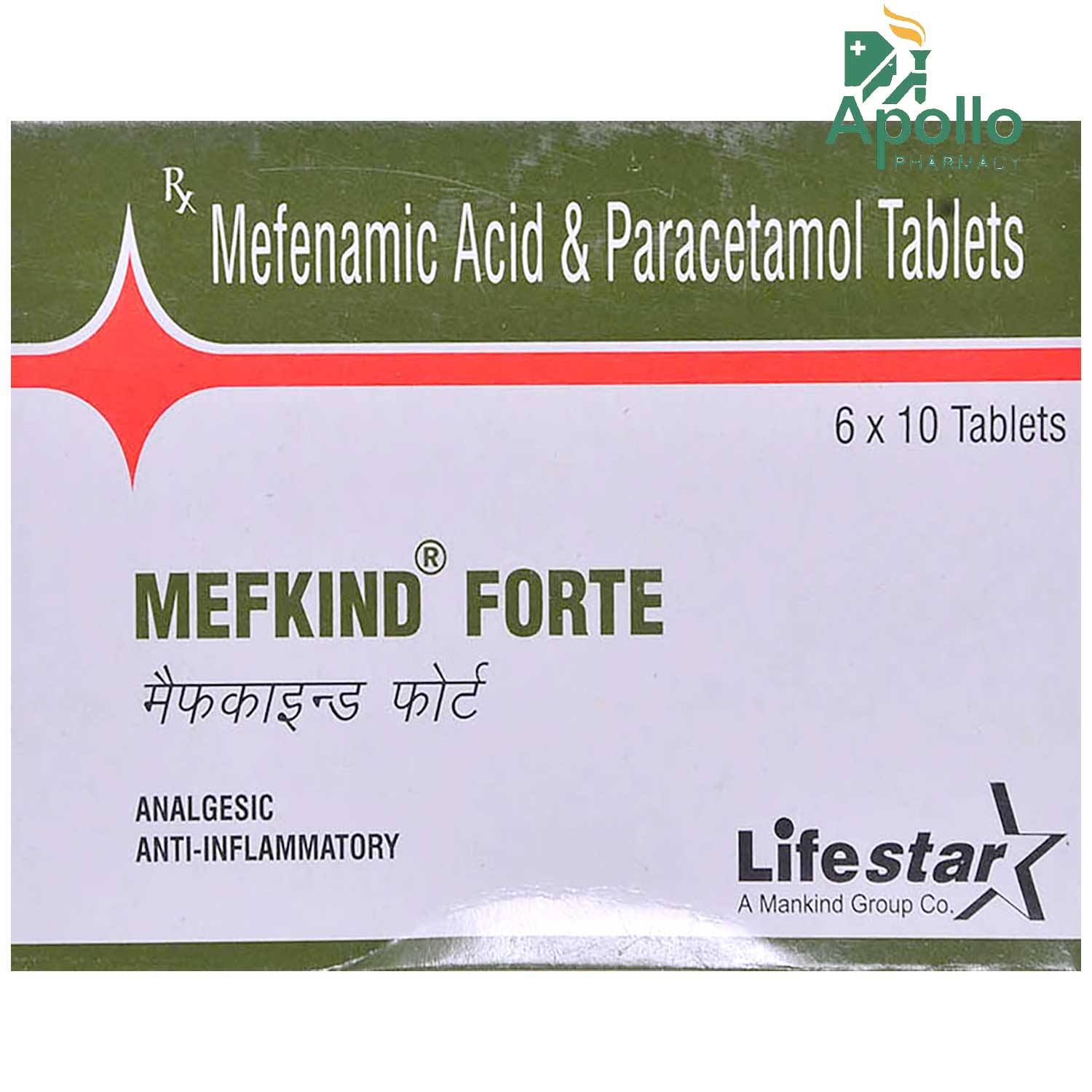 Mefkind Forte Tablet 10's Price, Uses, Side Effects, Composition