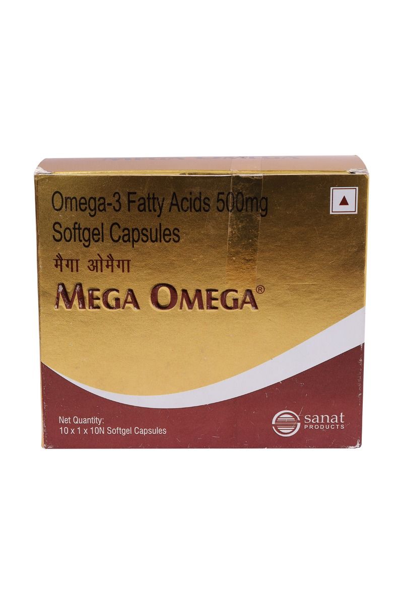 MEGA OMEGA CAPSULE, Pack of 10 CAPSULES
