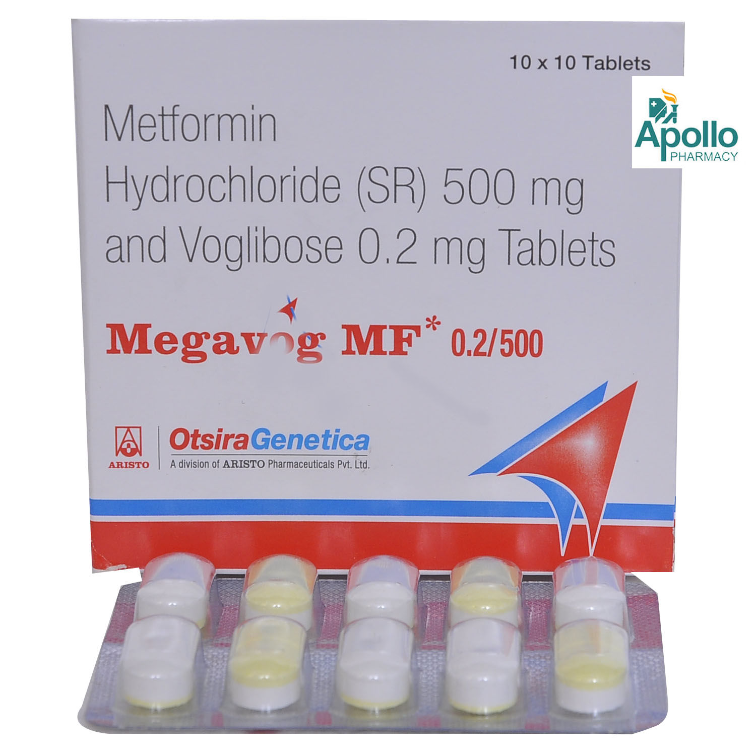 Megavog Mf 0 2 500 Tablet 10 S Price Uses Side Effects Composition Apollo Pharmacy