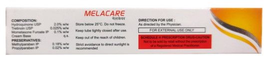 Melacare Cream 25 gm, Pack of 1 CREAM