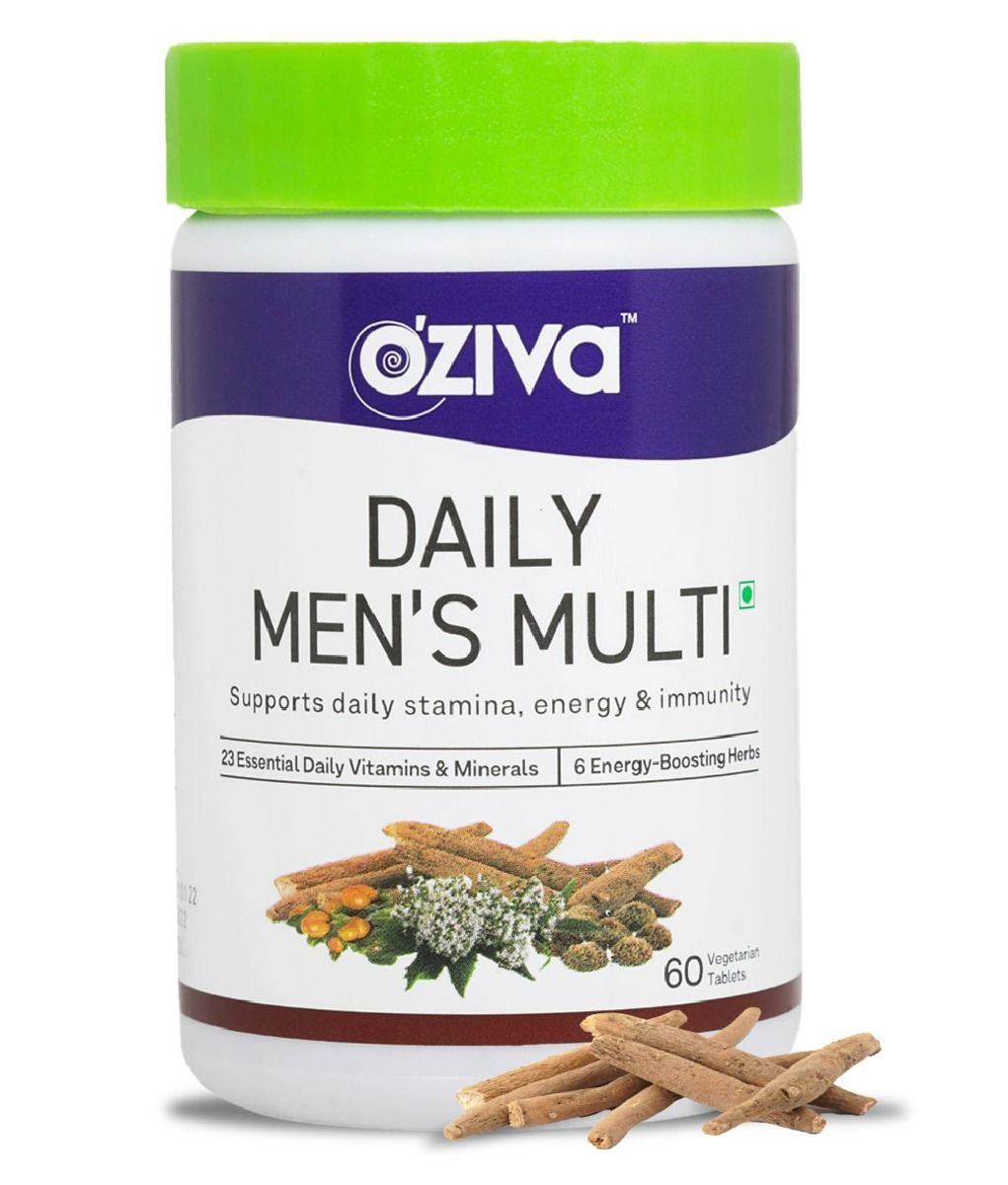 OZiva Daily Men's Multi, 60 Tablets, Pack of 1 