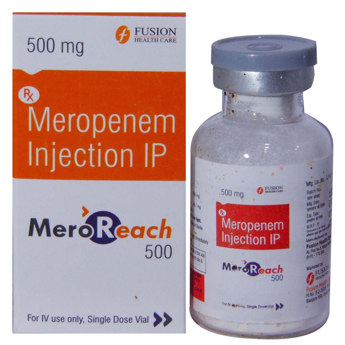 MEROREACH 500MG INJECTION Price, Uses, Side Effects, Composition ...