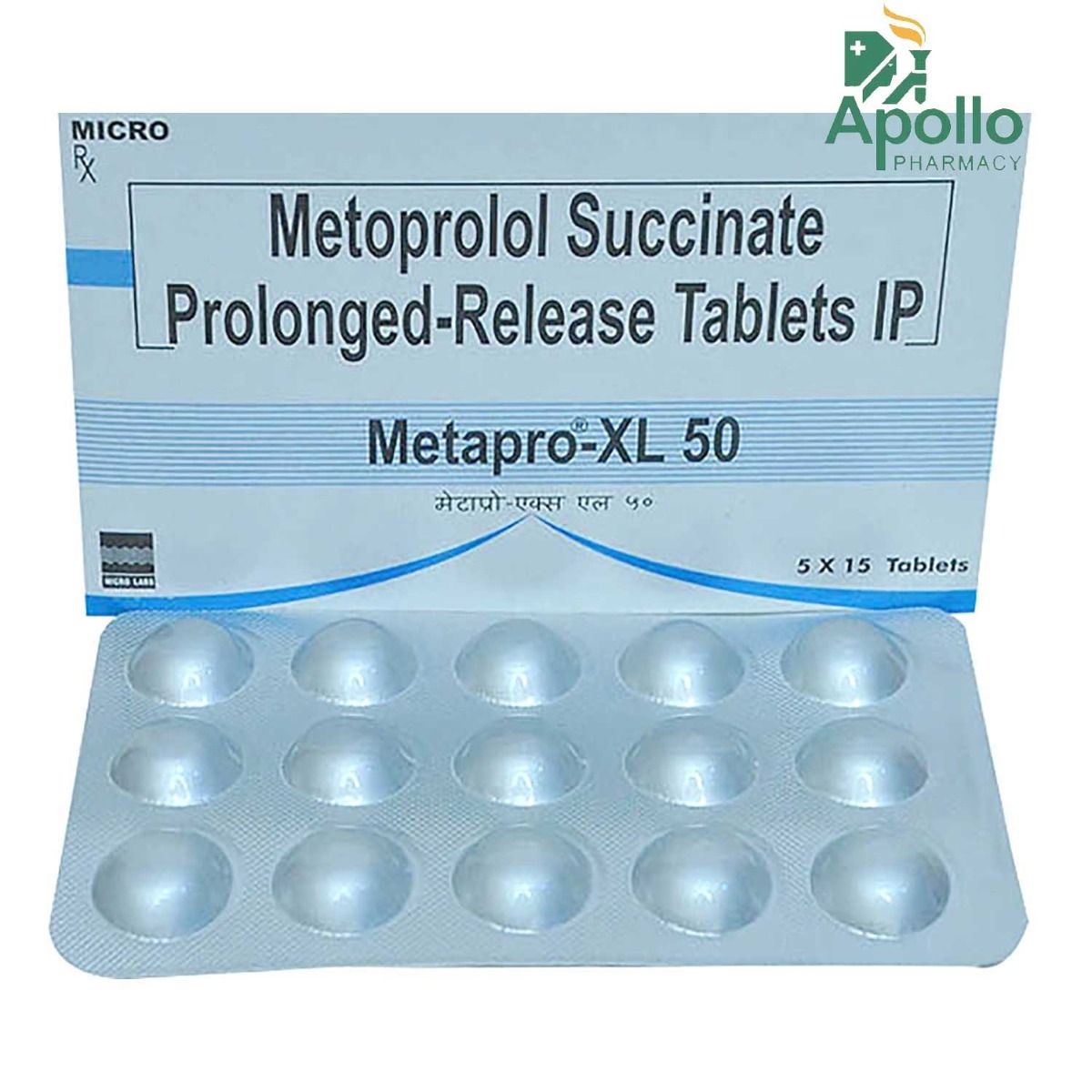 Metapro XL 50 Tablet 15's, Pack of 15 TABLETS