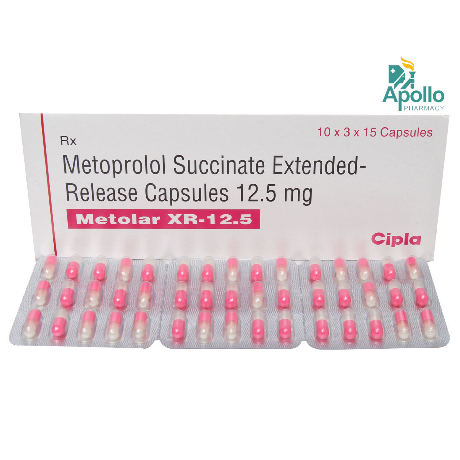 Metolar R Tablet Metolar XR-12.5 Capsule 15's Price, Uses, Side Effects, Composition ...