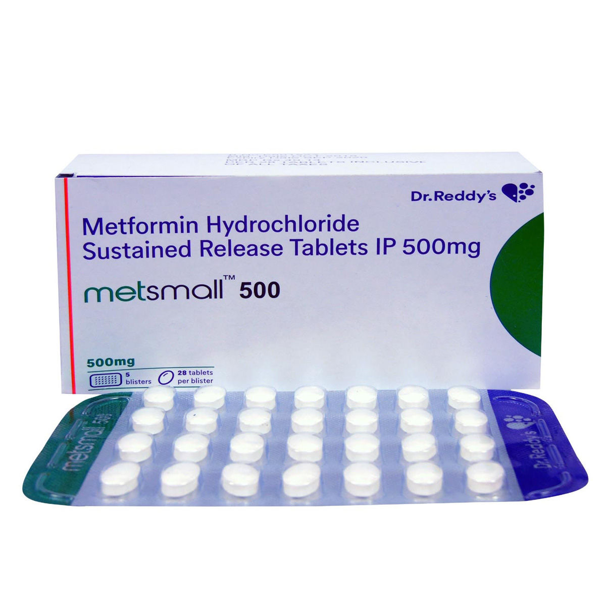 Metsmall 500 Tablet 28's, Pack of 28 TABLETS