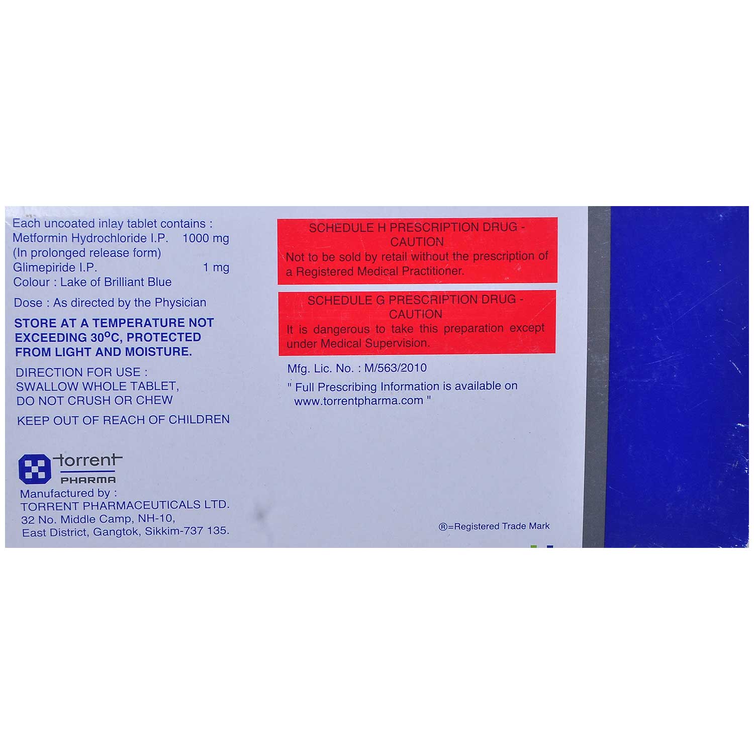 METRIDE DS 1GM TABLET 15'S Price, Uses, Side Effects, Composition ...