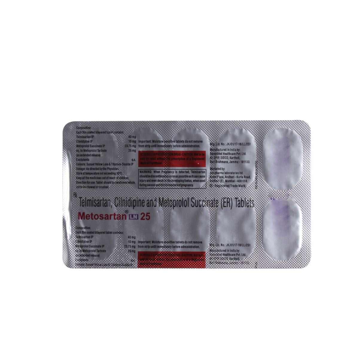 Metosartan Ln Tablet S Price Uses Side Effects Composition