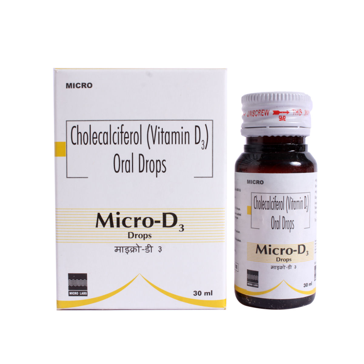 Micro D3 Drops 30 ml Price, Uses, Side Effects, Composition Apollo