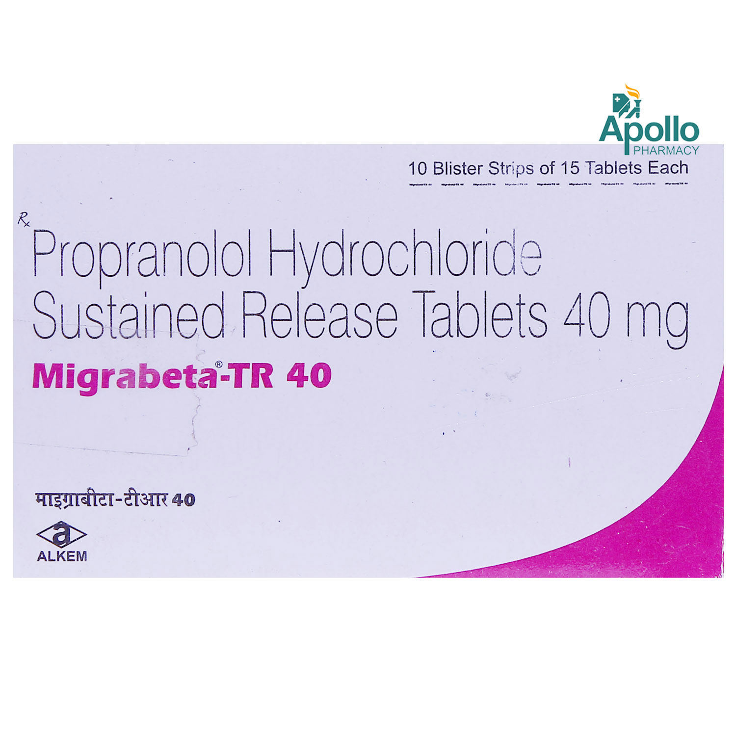Migrabeta-TR 40 Tablet 15's, Pack of 15 TABLETS