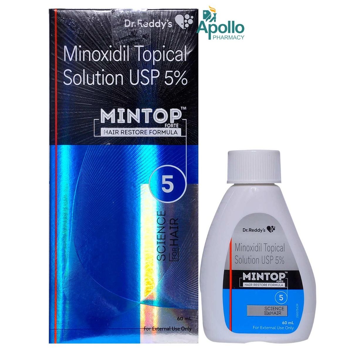Mintop Forte 5% Solution, 60 ml Price, Uses, Side Effects, Composition -  Apollo Pharmacy
