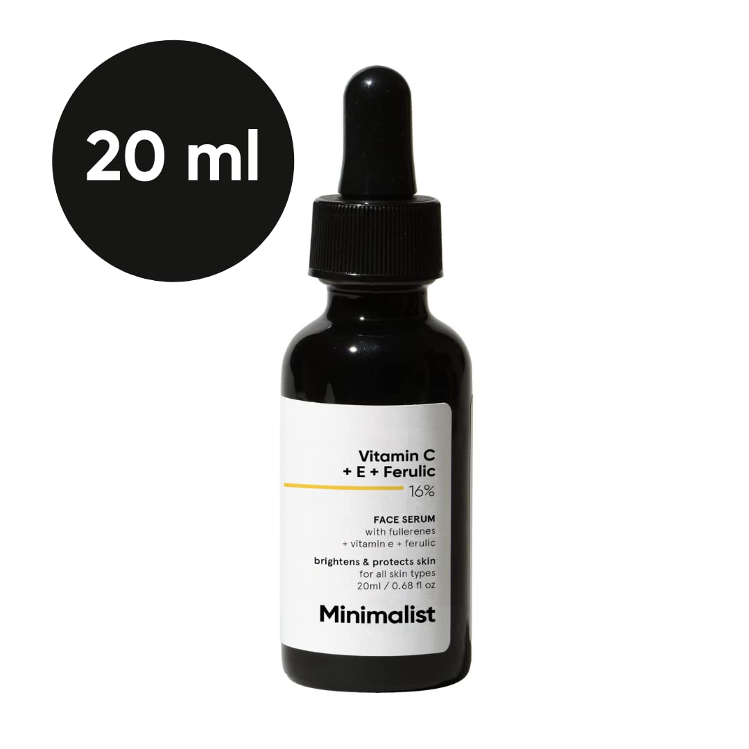 Minimalist Vitamin C + E + Ferulic 16% Face Serum, 20 ml Price, Uses ...