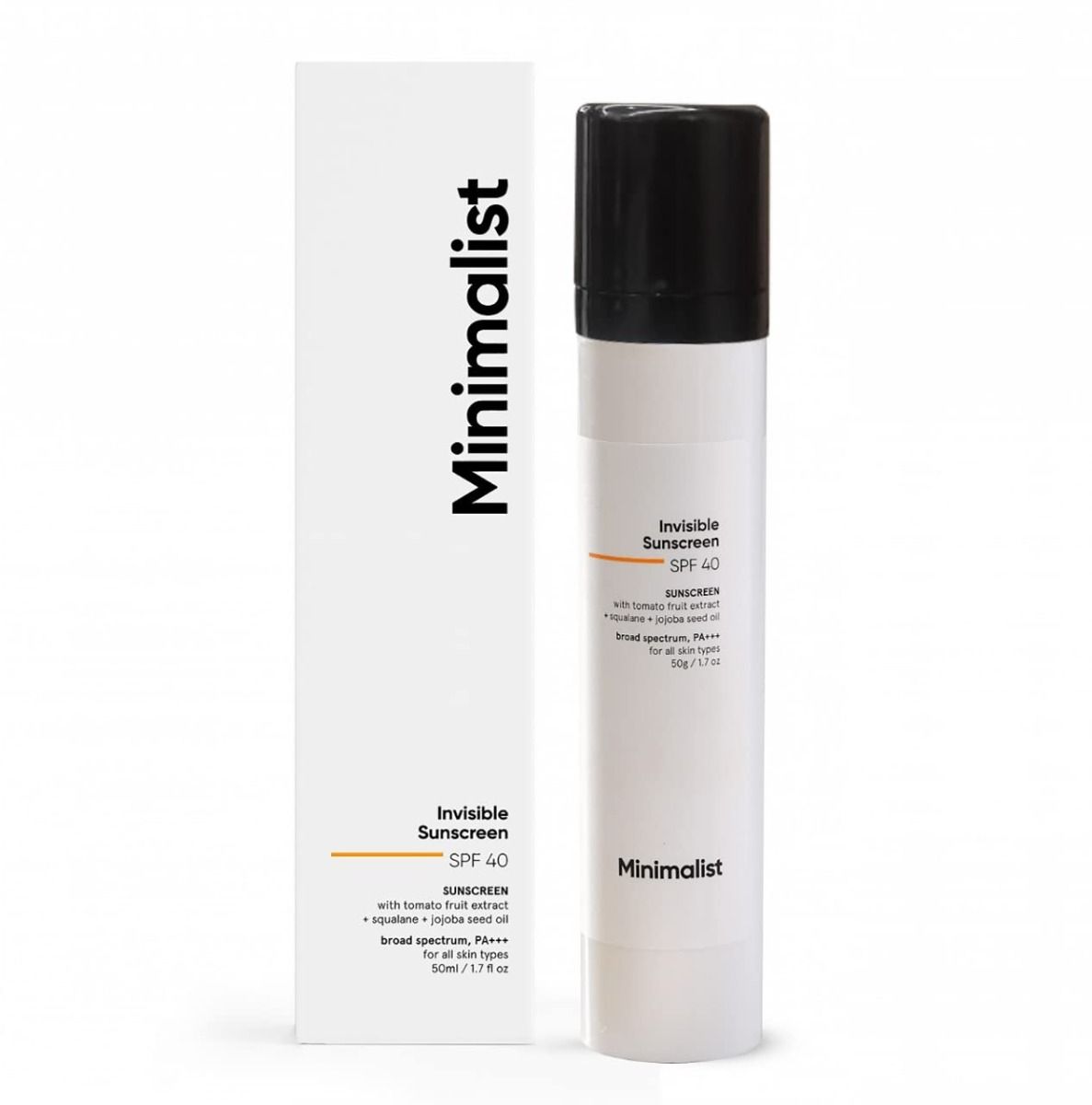 Minimalist SPF 40 Invisible Sunscreen, 50 ml Price, Uses, Side Effects
