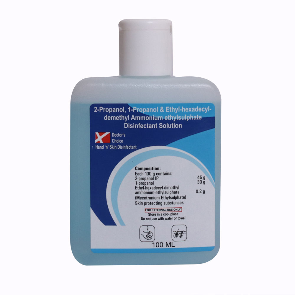 Buy Doctor's Choice Hand 'n' Skin Disinfectant Liquid, 100 ml Online
