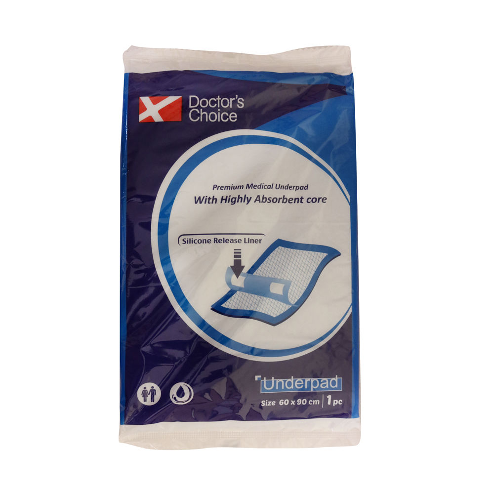 Buy Doctor's Choice Absorbable Medical Underpad 60 X 90 cm, 1 Count  Online
