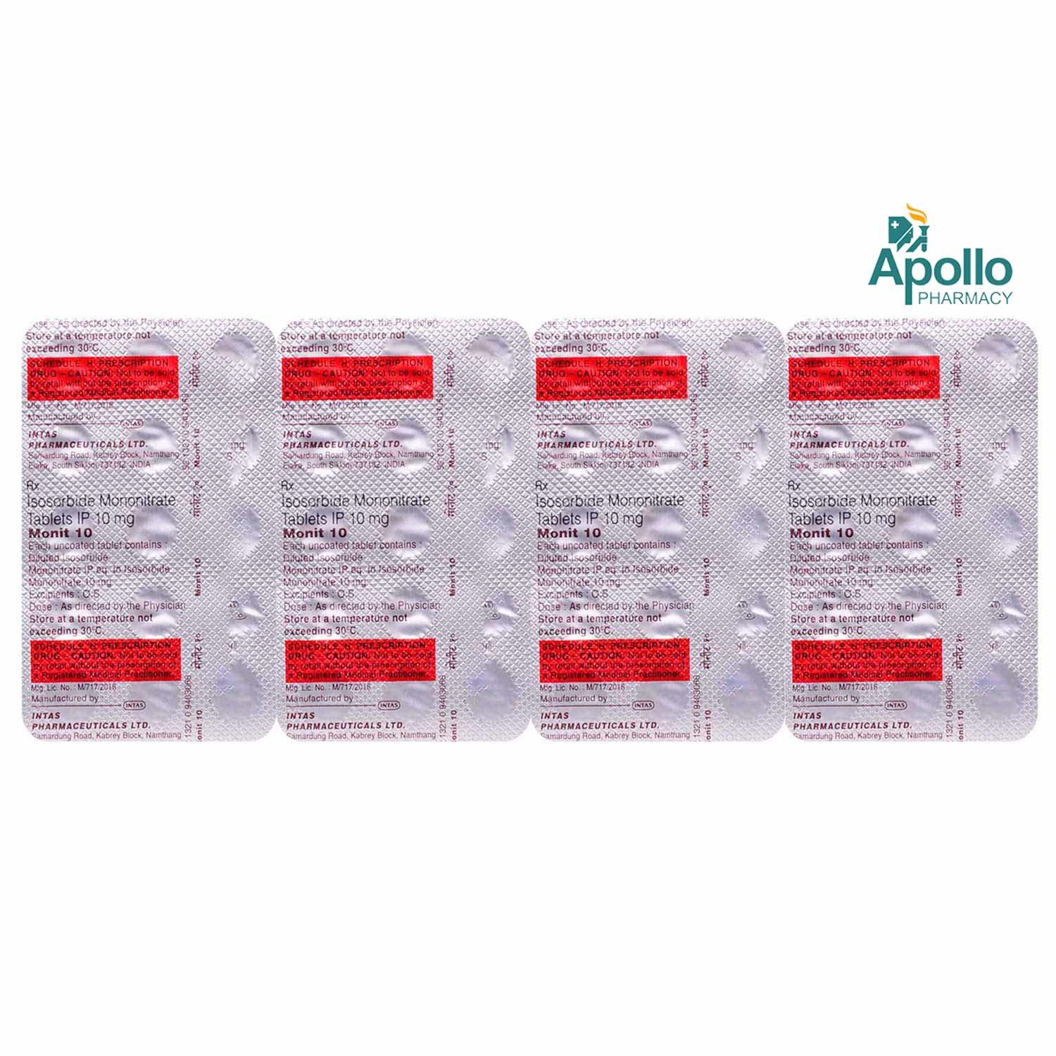 Monit 10 Tablet 15's Price, Uses, Side Effects, Composition Apollo