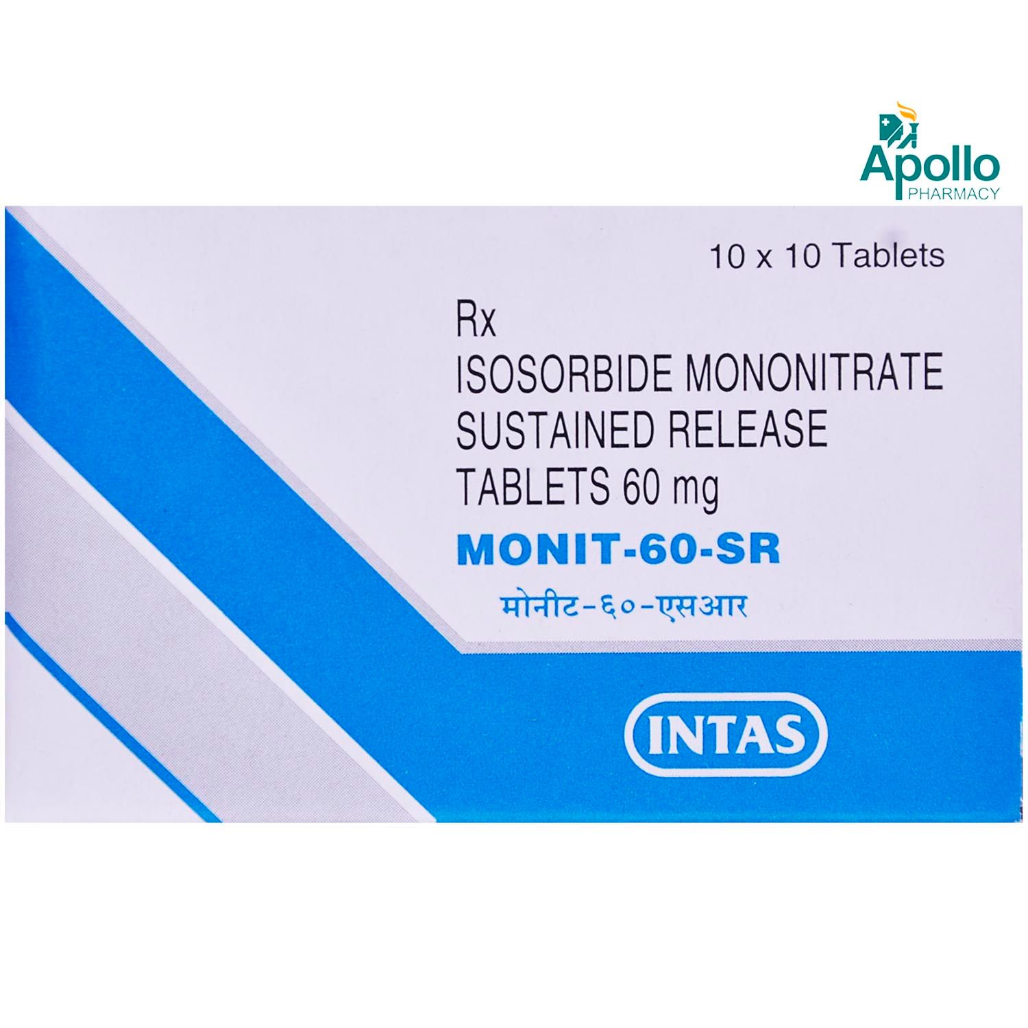 Monit SR 60 Tablet 10's Price, Uses, Side Effects, Composition Apollo