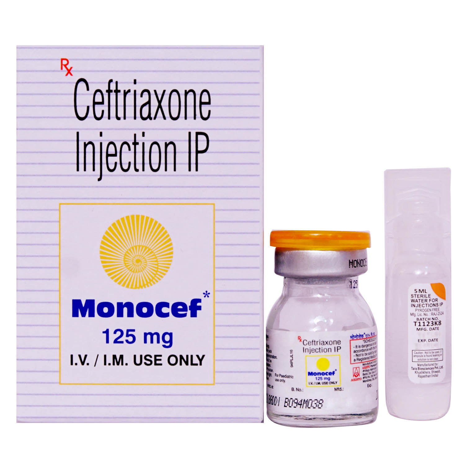 MONOCEF INJECTION 125MG Price, Uses, Side Effects, Composition - Apollo Pharmacy
