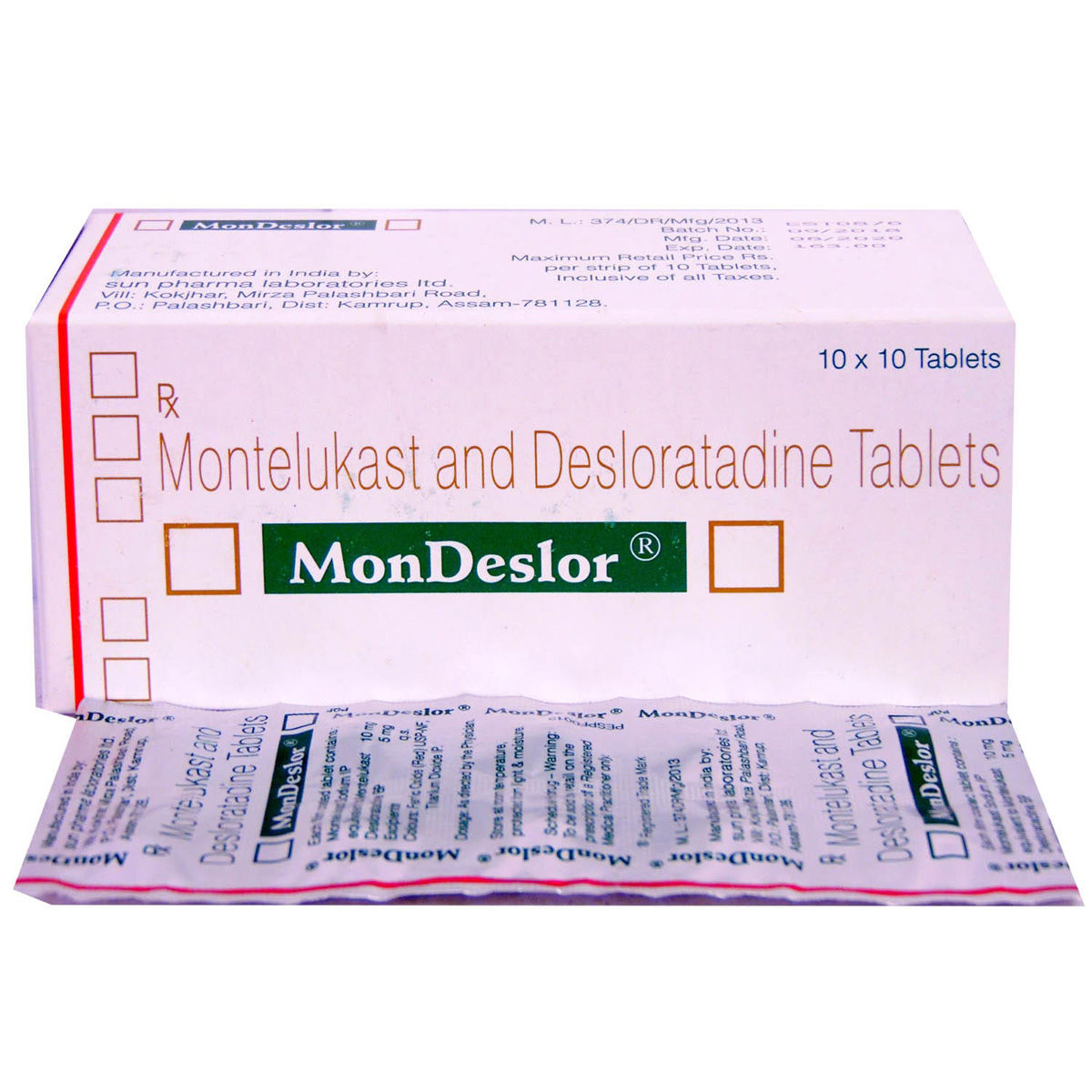 MonDeslor Tablet 10's Price, Uses, Side Effects, Composition Apollo