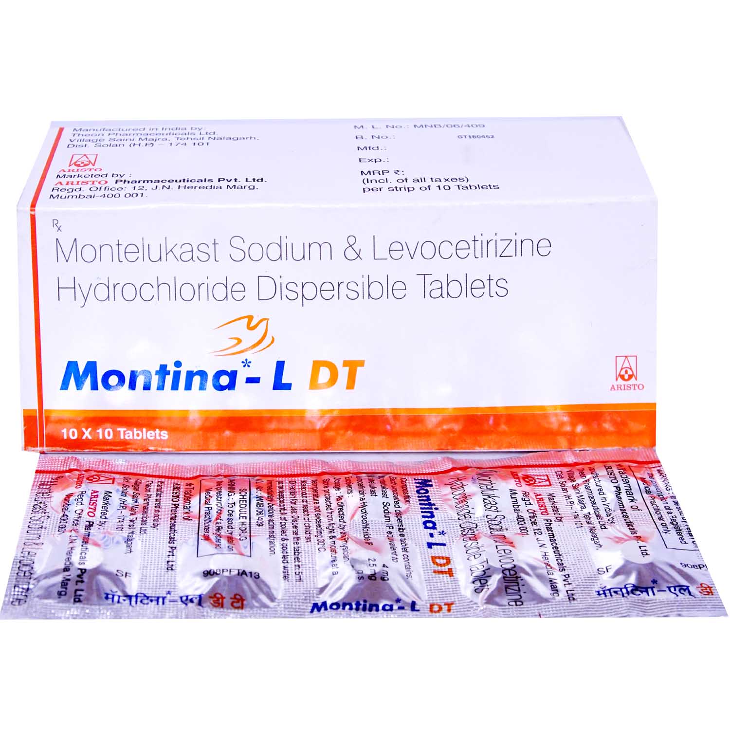 Montina L DT Tablet 10's Price, Uses, Side Effects - Apollo 24|7