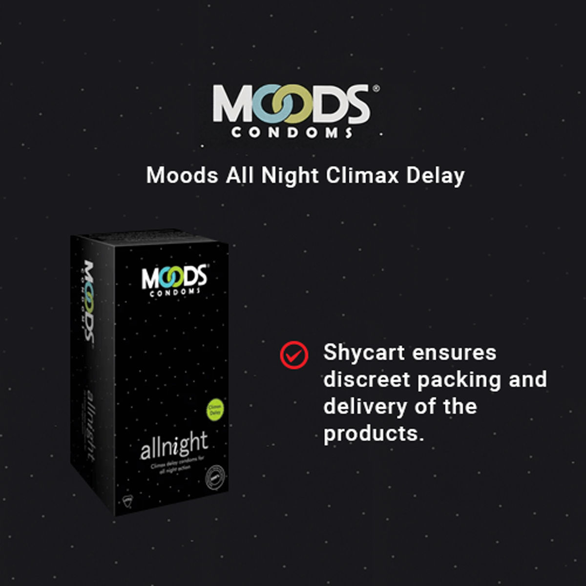 Moods Allnight Climax Delay Condoms, 3 Count Price, Uses, Side Effects