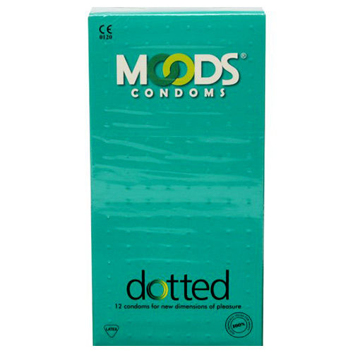 Buy Moods Dotted Condoms, 12 Count Online