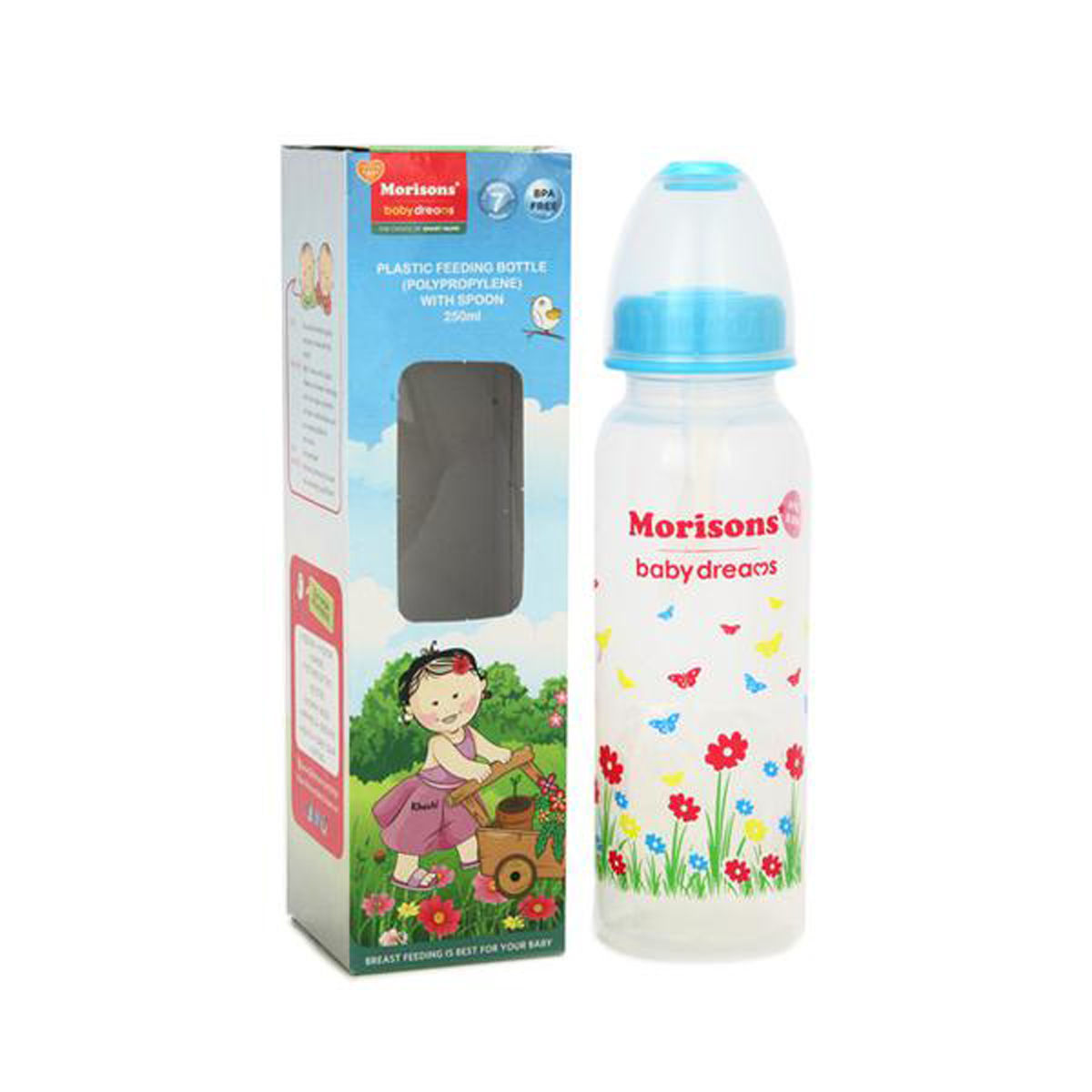 Buy Morisons Baby Dreams Feeding Bottle, 250 ml Online
