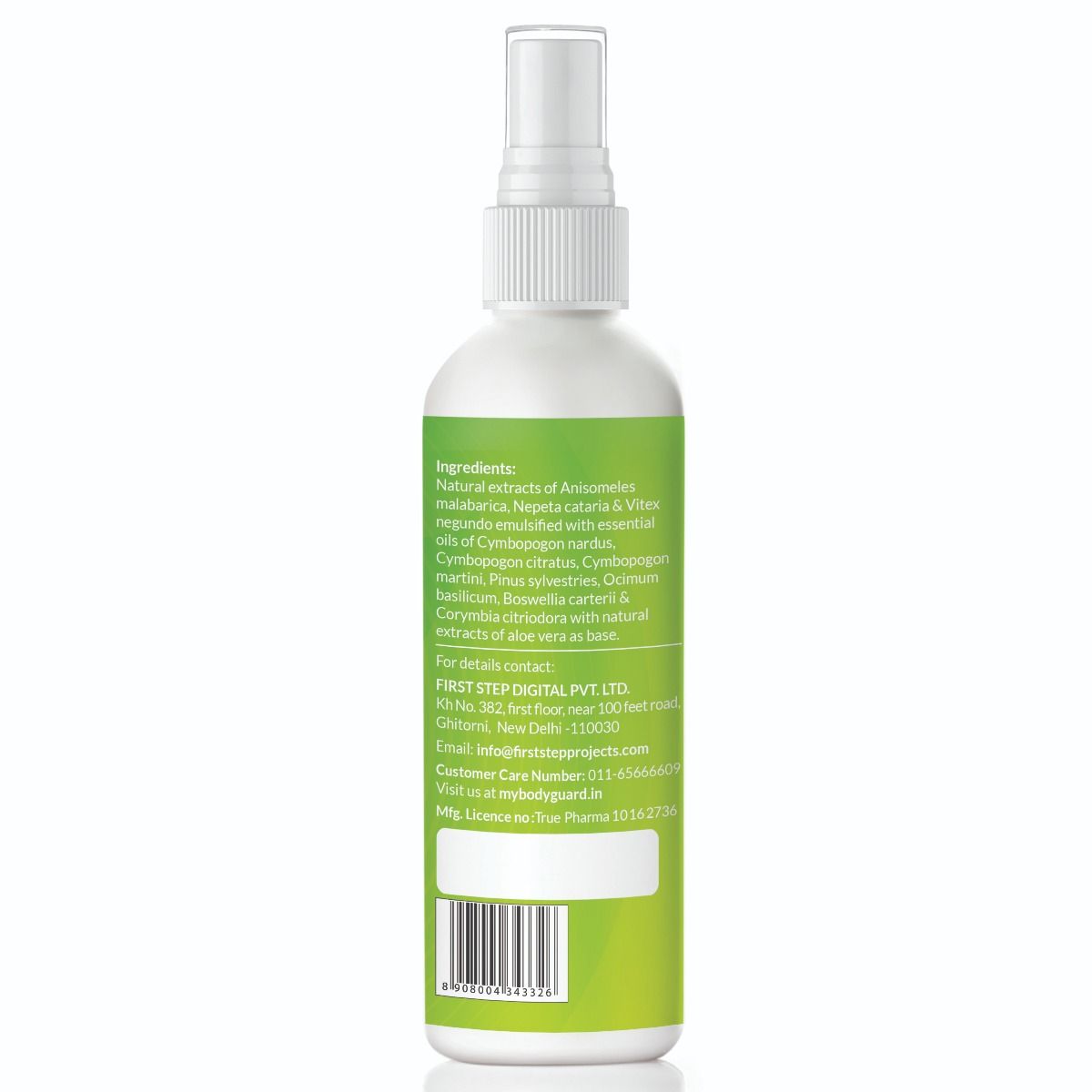 Bodyguard Herbal Mosquito Repellent Spray, 100 ml Price, Uses, Side ...