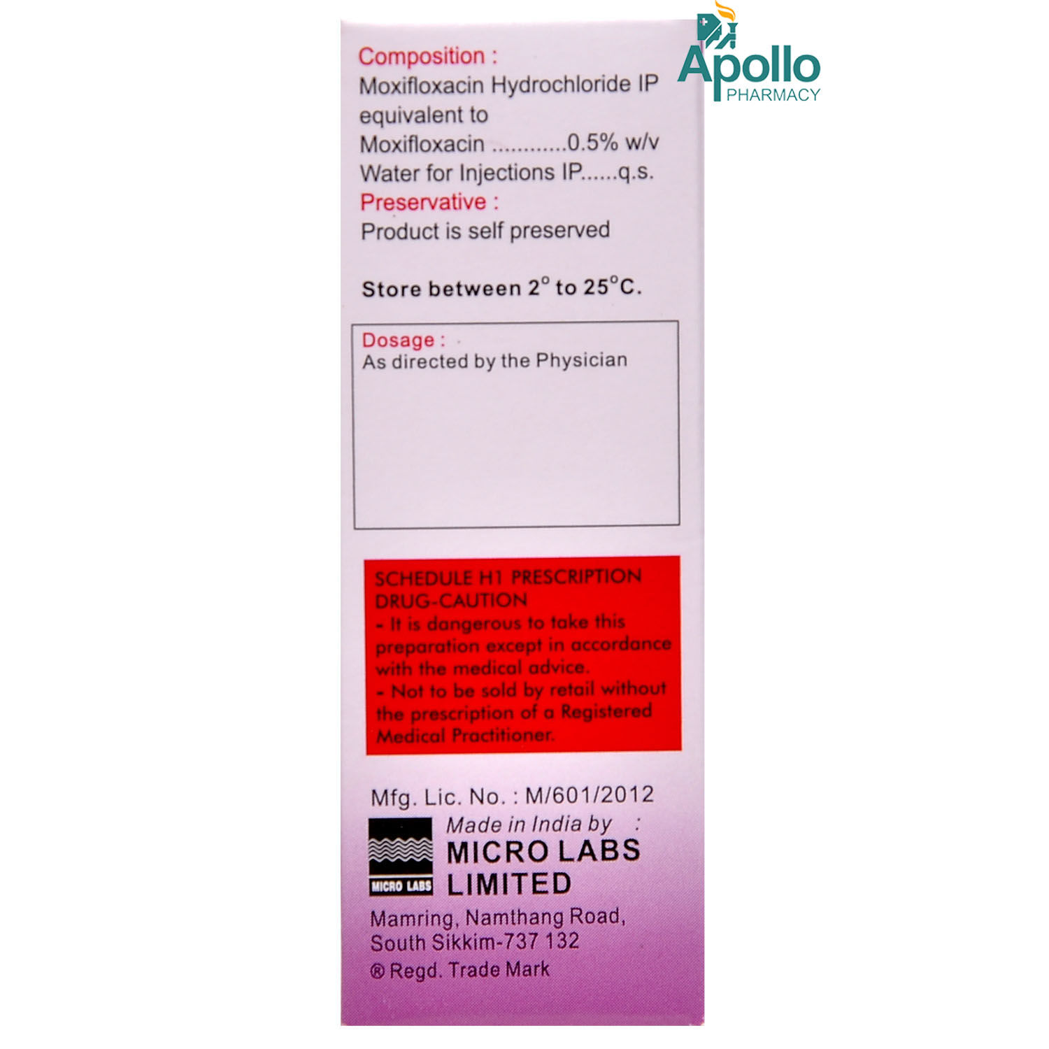 Moxigram Eye Drops 5 ml Price, Uses, Side Effects, Composition Apollo