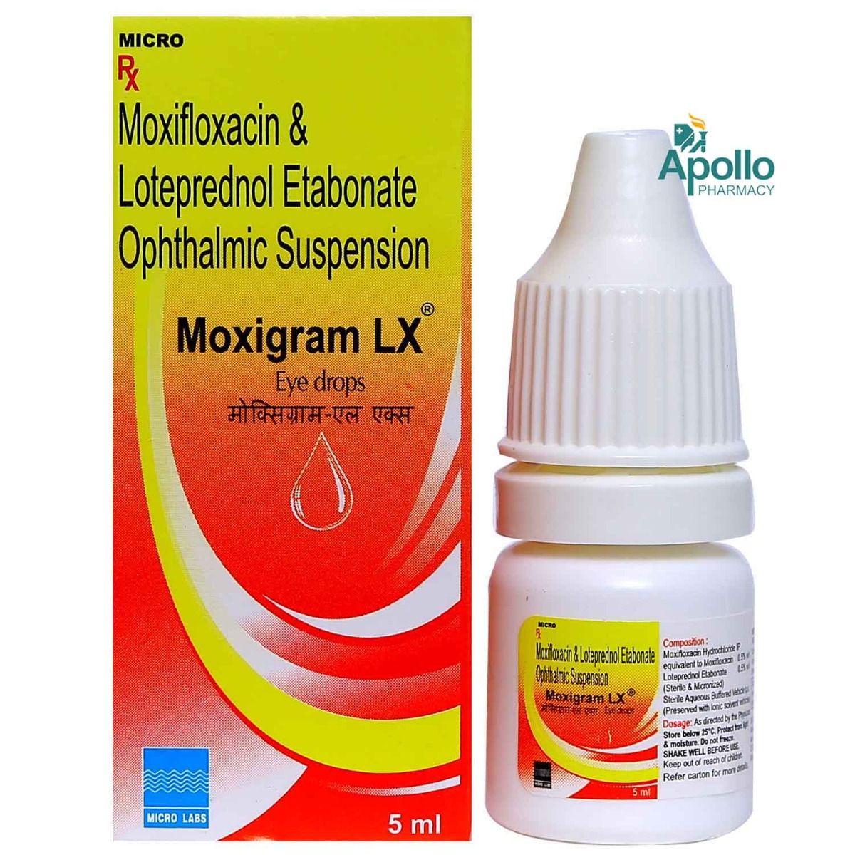 Moxigram LX Eye Drop 5 ml, Pack of 1 Eye Drops
