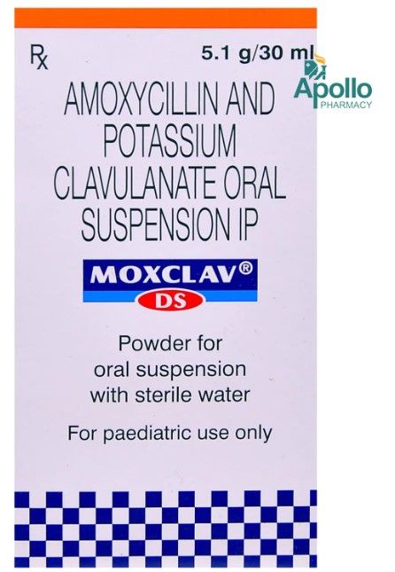 Moxclav DS Powder For Oral Suspension 30 Ml Price, Uses, Side Effects ...