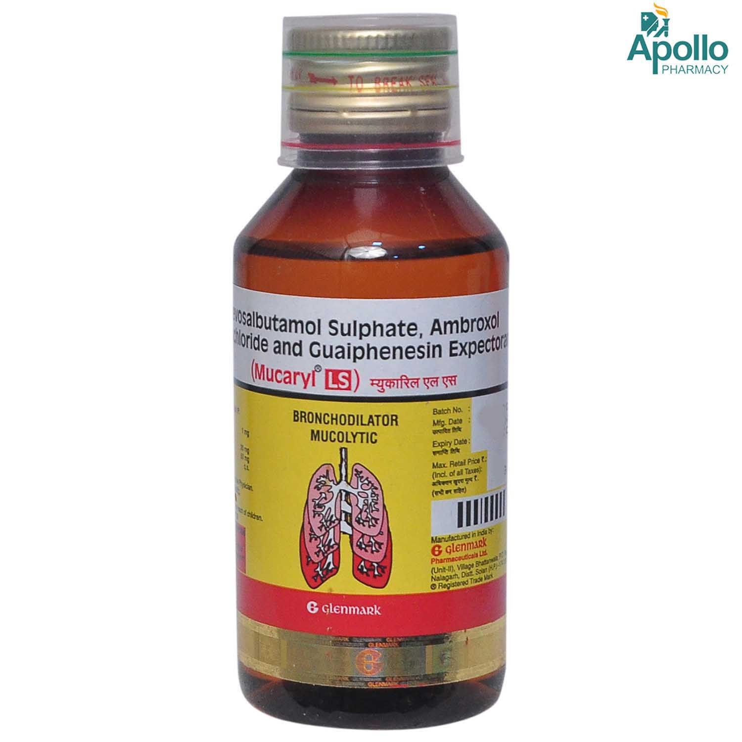 Mucaryl LS Expectorant 100 ml Price, Uses, Side Effects, Composition