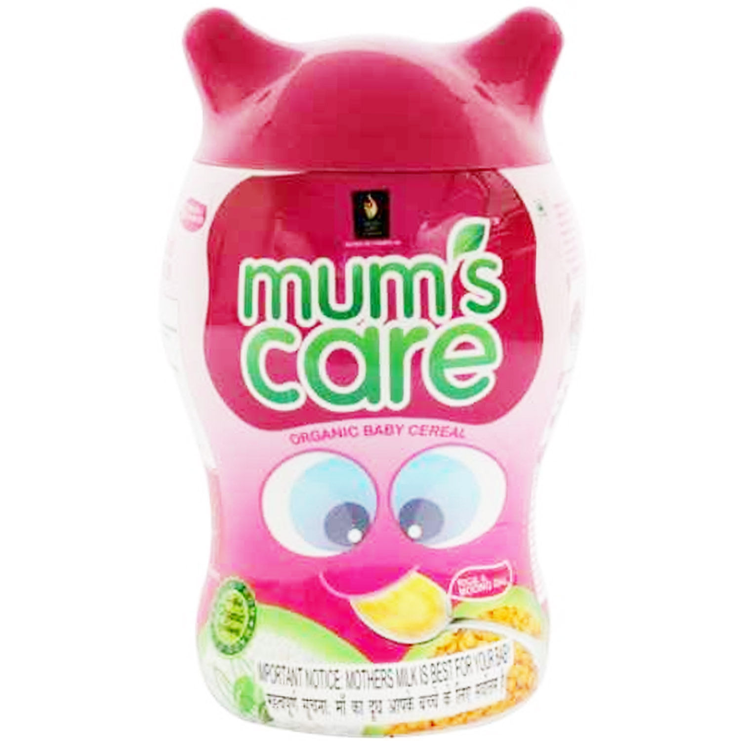 Buy Mum’s Care Organic Baby Cereal with Rice and Moong Dal, 300 gm Jar Online