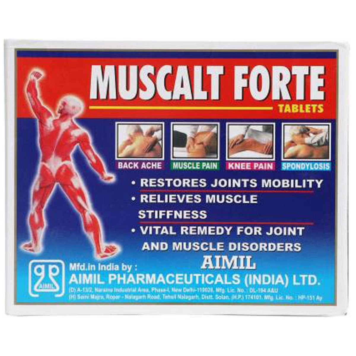 Muscalt Forte, 30 Tablets, Pack of 30 S