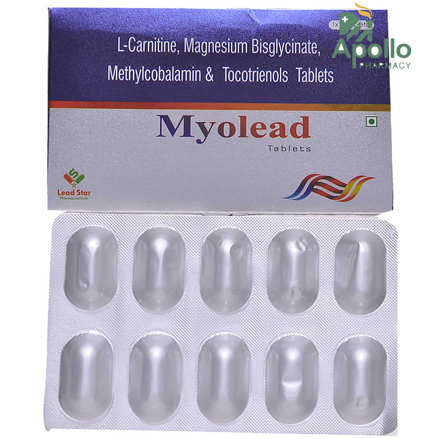Myolead Tablet 10's, Pack of 10 TABLETS